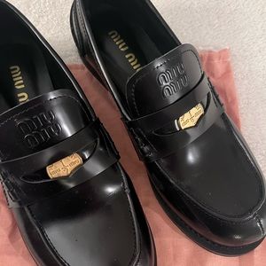 Miu miu loafers size 8.5